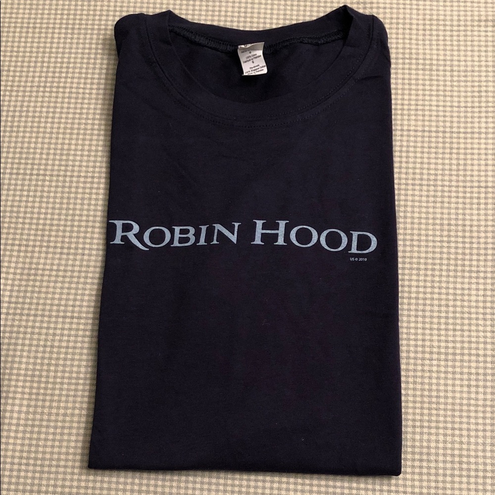 Robin Hood 2010 Movie Promo Girls’ L Navy Blue Russel Crowe Cate Blanchett #922